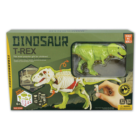 Dinosaurio armable puzzle anatómico